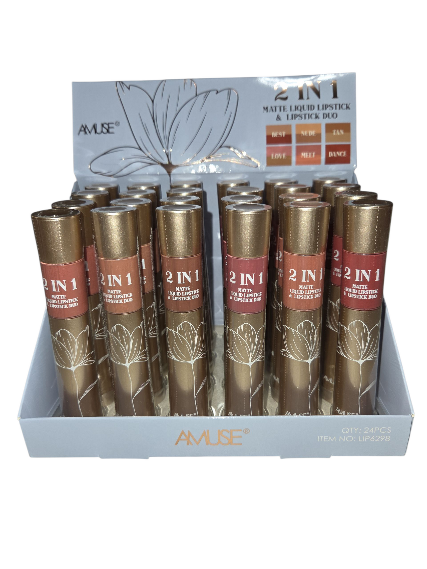 Amuse Duo Lipstick and Lip-gloss