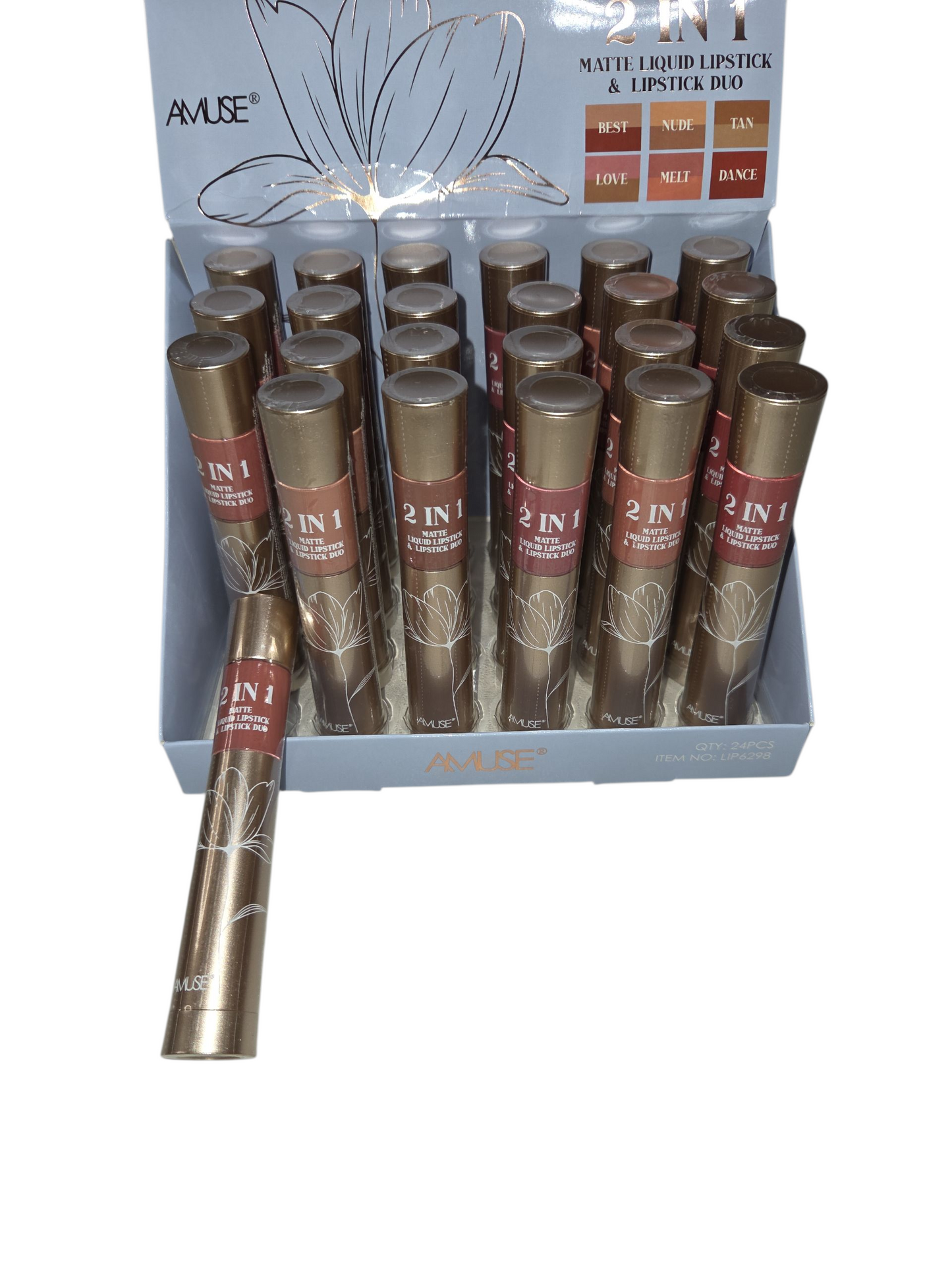 Amuse Duo Lipstick and Lip-gloss