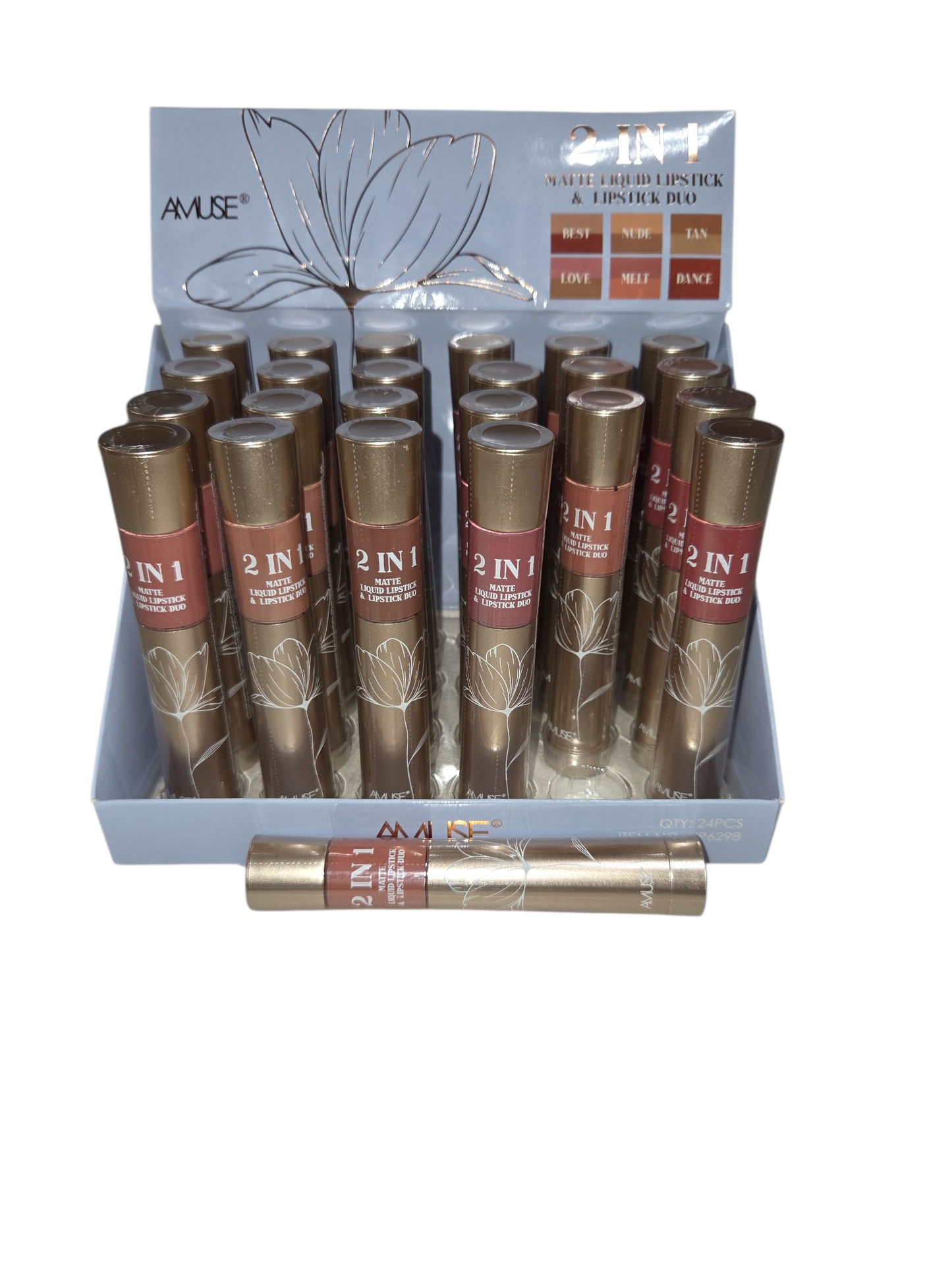 Amuse Duo Lipstick and Lip-gloss