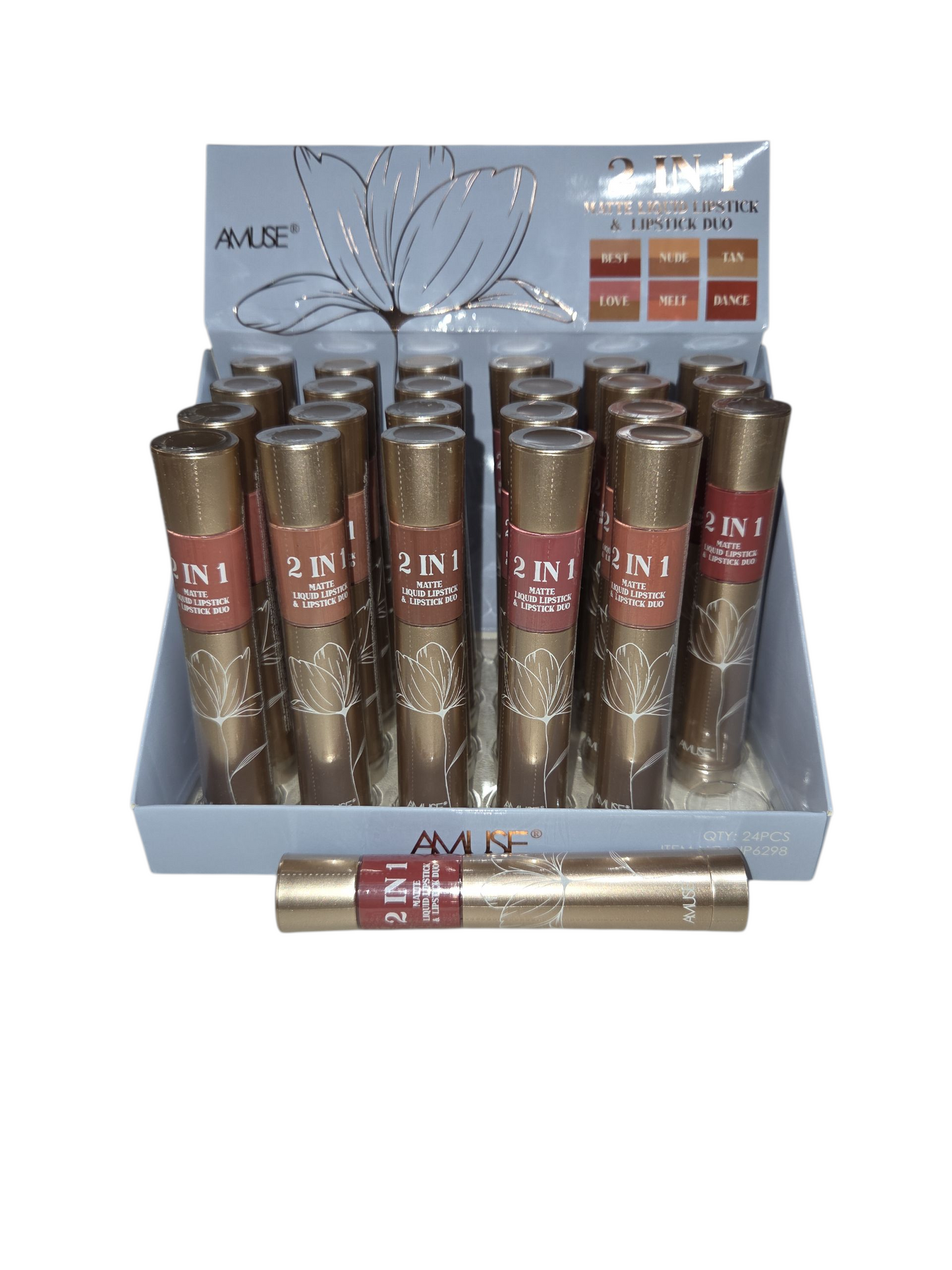 Amuse Duo Lipstick and Lip-gloss