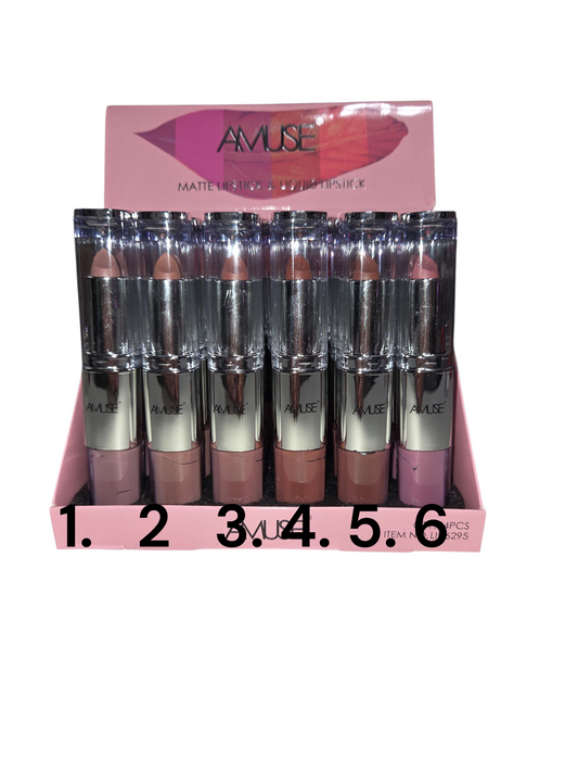 Amuse Matte Lipsticks with Gloss