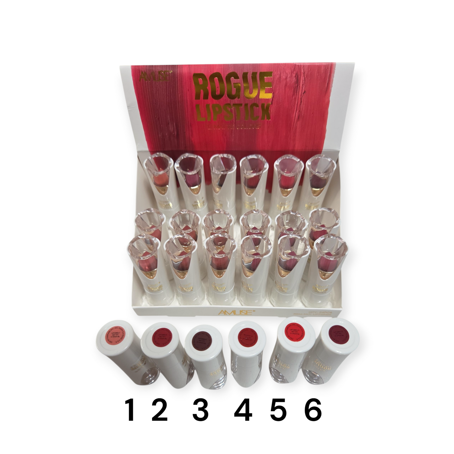 AMUSE ROGUE LIPSTICK 12 MATTE COLORS